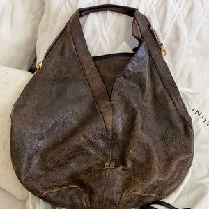 Givenchy handbag brown leather.